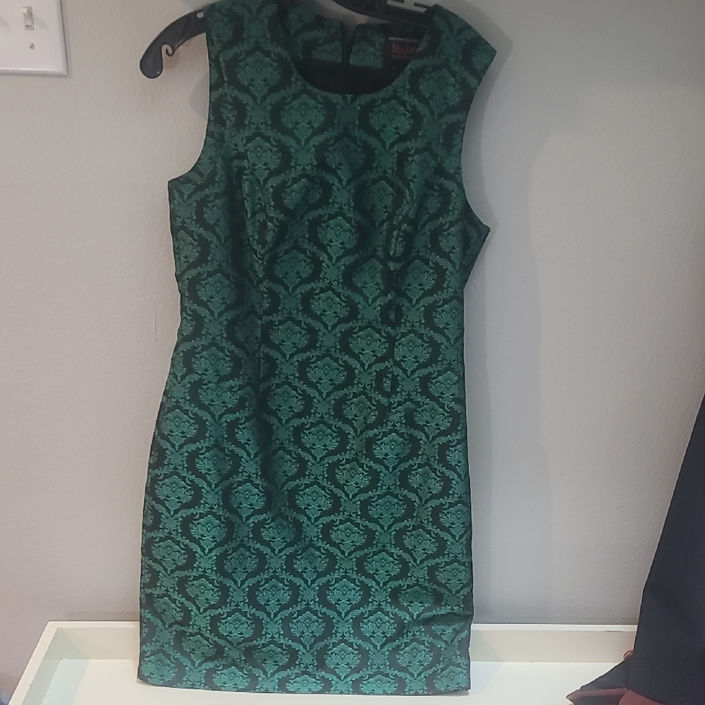Banana Republic Teal Patterned Mini Dress